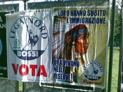 Manifesto elettorale Lega Nord