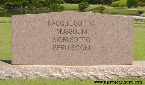 Nacque sotto Mussolini e morì sotto Berlusconi