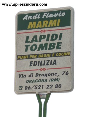 Lapidi e cucine...