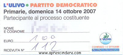 Primarie Partito Democratico