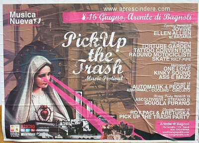Pick up the trash